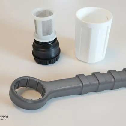 Tankless Water Heater Filter Wrench for Rinnai 10-Lobe Filters