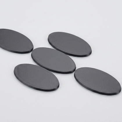 Oval Miniature Bases, 75×42 mm – Pack of 5